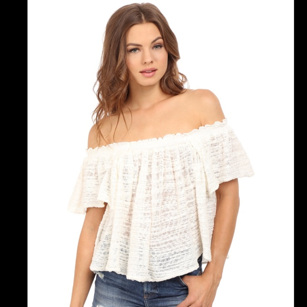 [Free People] Thrills &‎ Frills Sweater Top NWT